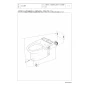 TOTO CS22BP 商品図面 施工説明書 分解図 腰掛式タンク密結形床上排水防露便器 分解図1