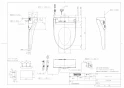 TOTO CS232B#NW1+SH232BA#NW1+TCF6543AK#NW1 取扱説明書 商品図面 施工説明書 分解図 ピュアレストQR+ウォシュレットS1Aセット 商品図面1