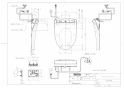 TOTO CS232B+SH233BA+TCF4733AKS ピュアレストQR+アプリコットF3Aセット 取扱説明書 商品図面 施工説明書 分解図 ピュアレストQR+アプリコットF3Aセット 商品図面1