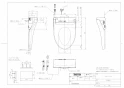 TOTO CS232B#NW1+SH233BA#NW1+TCF6543#NW1 取扱説明書 商品図面 施工説明書 分解図 ピュアレストQR+ウォシュレットS1セット 商品図面1