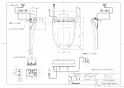 TOTO CS232BM#NW1+SH232BA#NW1+TCF4733AKR#NW1 取扱説明書 商品図面 施工説明書 分解図 ピュアレストQR+アプリコットF3Aセット 商品図面1