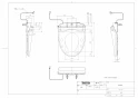 TOTO CS232BP+SH232BA+TCF116 取扱説明書 商品図面 施工説明書 分解図 ピュアレストQR+ウォームレットS 商品図面1