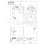 TOTO CS260BP 商品図面 施工説明書 分解図 腰掛式タンク密結形床上排水防露便器 商品図面1
