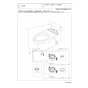 TOTO CS280B 商品図面 分解図 腰掛式タンク密結形床上排水防露便器 分解図1