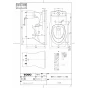 TOTO CS30 商品図面 施工説明書 分解図 腰掛式タンク密結形床上排水防露便器 商品図面1