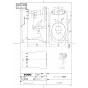 TOTO CS320B 商品図面 施工説明書 分解図 腰掛式タンク密結形床上排水防露便器 商品図面1