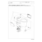 TOTO CS320BP 商品図面 施工説明書 分解図 腰掛式タンク密結形床上排水防露便器 分解図1