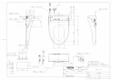 TOTO CS325BPR#NW1+SH334BA#NW1+TCF6553AK#NW1 取扱説明書 商品図面 施工説明書 分解図 ピュアレストEX(組み合わせ便器)+TCF6553AKセット 商品図面1