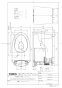 TOTO CS400BP+SH400BA+TCF6543AK ピュアレストEX+ウォシュレットS S1A 取扱説明書 商品図面 施工説明書 分解図 ピュアレストEX+ウォシュレットS S1A 商品図面1