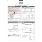 TOTO CS50 商品図面 施工説明書 分解図 CS430シリーズ 施工説明書1