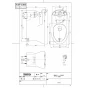 TOTO CS50 商品図面 施工説明書 分解図 CS430シリーズ 商品図面1