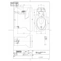 TOTO CS560BP 商品図面 施工説明書 分解図 CS430シリーズ 商品図面1