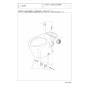 TOTO CS565BP 商品図面 施工説明書 分解図 CS430シリーズ 分解図1