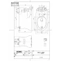 TOTO CS60B 商品図面 施工説明書 分解図 CS430シリーズ 商品図面1