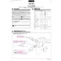 TOTO CS60BP 商品図面 施工説明書 分解図 CS430シリーズ 施工説明書1