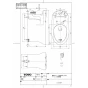 TOTO CS60BP 商品図面 施工説明書 分解図 CS430シリーズ 商品図面1
