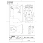 TOTO CS80B 商品図面 施工説明書 分解図 CS430シリーズ 商品図面1