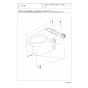 TOTO CS80BP 商品図面 施工説明書 分解図 CS430シリーズ 分解図1