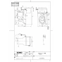 TOTO CS880BRU 取扱説明書 商品図面 施工説明書 分解図 CS430シリーズ 商品図面1