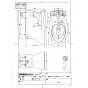 TOTO CS90 商品図面 施工説明書 分解図 CS430シリーズ 商品図面1