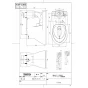 TOTO CS90B 商品図面 施工説明書 分解図 CS430シリーズ 商品図面1