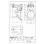 TOTO CZ470 商品図面 CS430シリーズ 商品図面1