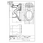 TOTO CZ724 商品図面 CS430シリーズ 商品図面1