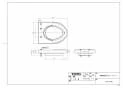 TOTO EWCS440-41 取扱説明書 商品図面 施工説明書 ウォシュレット付補高便座 ウォシュレットS2 商品図面1