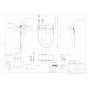 TOTO EWCS441N-46AK 取扱説明書 商品図面 施工説明書 分解図 ウォシュレット付補高便座 ウォシュレットS2A 商品図面1