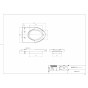 TOTO EWCS451N-46AK 取扱説明書 商品図面 施工説明書 分解図 ウォシュレット付補高便座 ウォシュレットS2A 商品図面1