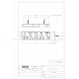 TOTO EWCS451N-51AK 取扱説明書 商品図面 施工説明書 分解図 ウォシュレット付補高便座 アプリコットF2A 商品図面2