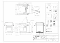 TOTO EWRS320S 取扱説明書 商品図面 施工説明書 ベッドサイド水洗トイレ 商品図面1