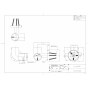 TOTO EWT11BL32N#AG ｶｲﾌｳﾋﾝ 商品図面 分解図 【開封品】コーナーブラケット Φ32 商品図面1