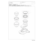TOTO HH02034 商品図面 分解図 排水ソケット 分解図1