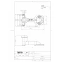 TOTO HH02042 排水アジャスター 商品図面 分解図 排水アジャスター 商品図面1
