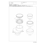TOTO HH02050 商品図面 分解図 排水ソケットユニット 分解図1
