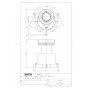 TOTO HH02054 商品図面 排水アジャスタ本体部 商品図面1