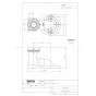 TOTO HH02058S 商品図面 分解図 排水アジャスター 商品図面1