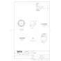 TOTO HH04019S 商品図面 施工説明書 分解図 固定具類 商品図面1