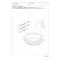 TOTO HH04028R 商品図面 施工説明書 分解図 固定具類 分解図1