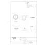 TOTO HH04028R 商品図面 施工説明書 分解図 固定具類 商品図面1