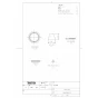 TOTO HH04040R 商品図面 分解図 固定具類 商品図面1