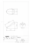 TOTO HH59047 商品図面 小便器用目皿 商品図面1