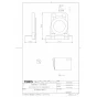 TOTO HM969P 商品図面 分解図 大便器背面カバー 商品図面1