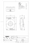 TOTO HP900M 商品図面 施工説明書 分解図 壁排水フランジ(リモデル用) 商品図面1