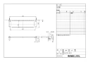 LIXIL(リクシル) KF-85 商品図面 施工説明書 化粧棚 商品図面1