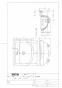 TOTO L210C#NW1+TLS01101J+TL4CFU+TL250D+TLDP2105J 取扱説明書 商品図面 施工説明書 分解図 壁掛小形洗面器セット 商品図面1