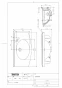 TOTO L270C#NW1+TLS04302JA+TL4CUX2+TL220D+T7PW1 取扱説明書 商品図面 施工説明書 分解図 壁掛カウンター付洗面器 L270C①+TLS04302JAセット 商品図面1