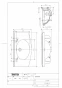 TOTO L270CM#NW1+RECK03A1SS85G1K+TS126AR+TL347CU+RHE436-50+TL220D+TLDP2201J 取扱説明書 商品図面 施工説明書 分解図 壁掛カウンター付洗面器 L270CM+RECK03A1SS85G1Kセット 商品図面1