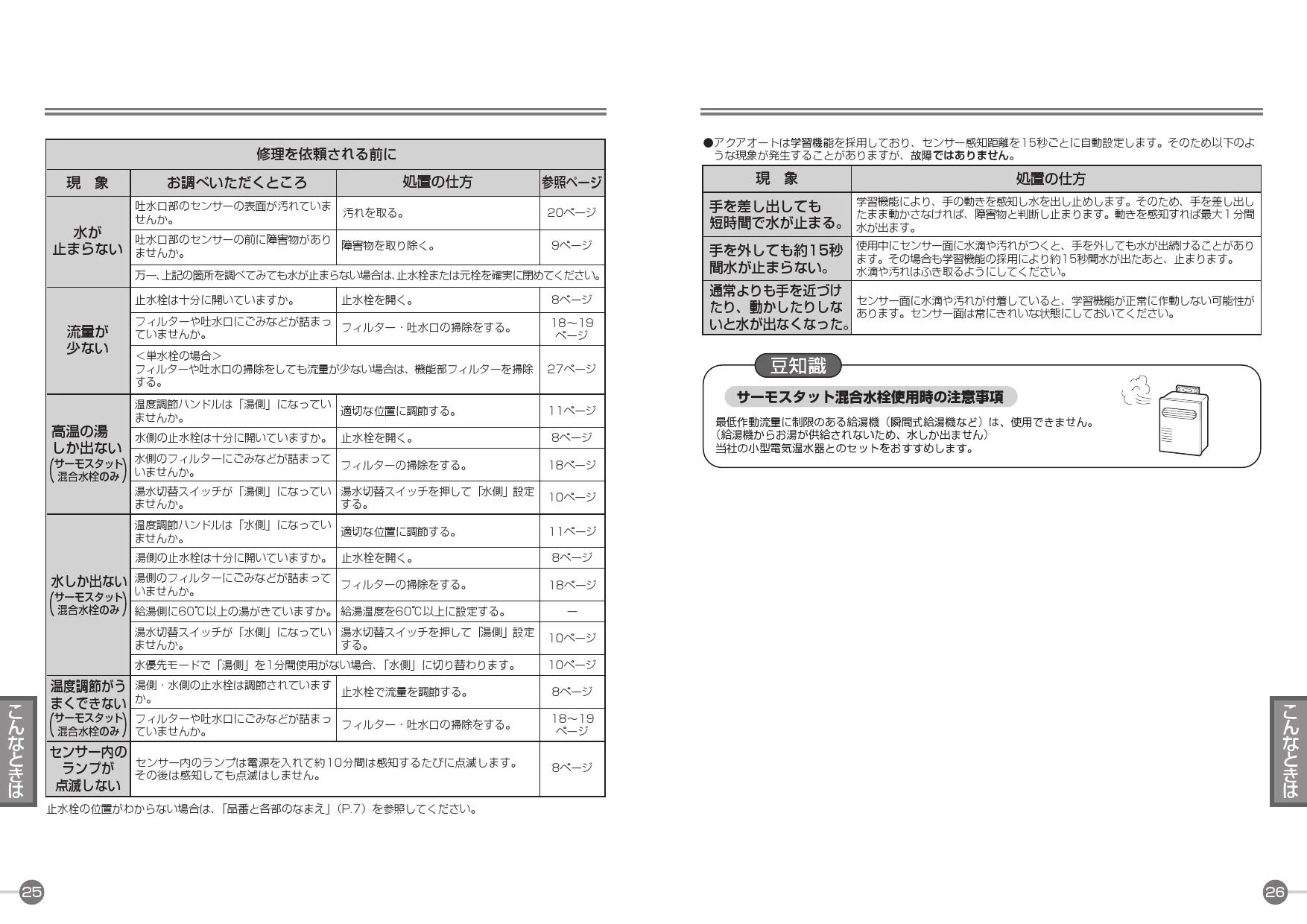 TOTO L505#NW1+TENA12E+TLK02S01J+T6PM1 取扱説明書 商品図面